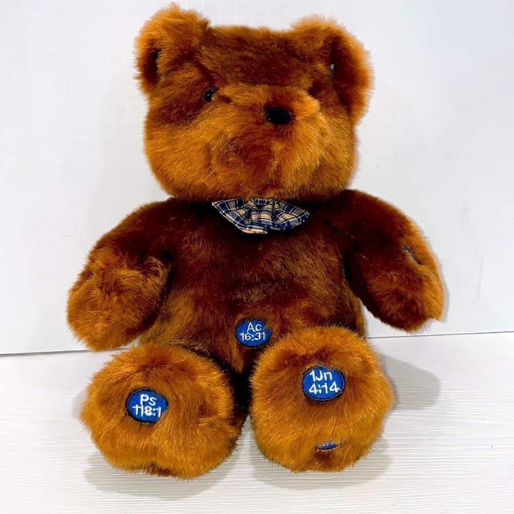 Faith Kids Simon The Scripture Bear 9 Key Bible Verses